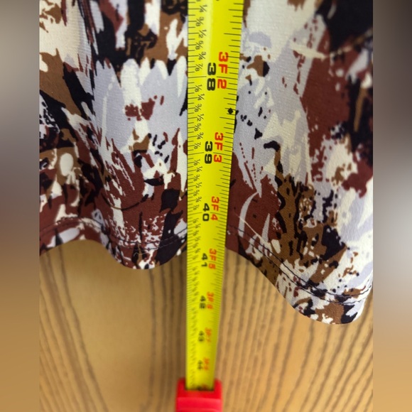 Axcess tie waist faux wrap dress sz L - Picture 7 of 8